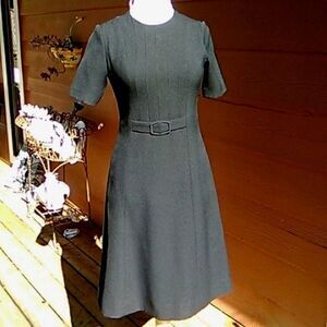 Vintage S&D Black Dress